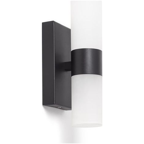 Wandleuchte aus Aluminium und Polycarbonat für Badezimmer – Weißes Licht – Modernes und minimalistisches Design – Für Flure und Eingangsbereiche (1/5)