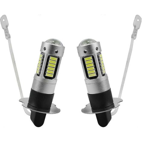 Ampoule automobile LED, lot de 2 unités, réf. 25-26s, 6000K, 30 SMD, SMD 4014, pour feux antibrouillard.-AquaForge (1/2)