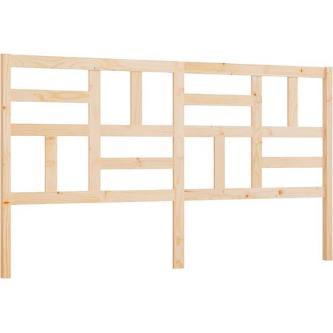 Maison Exclusive - Kopfteil 206x4x104 cm Massivholz Kiefer (1/5)