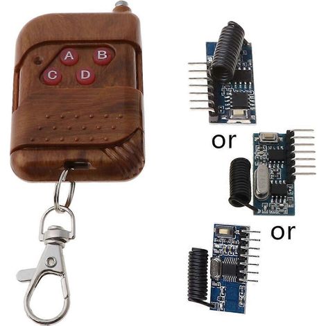 Universelle drahtlose 433-MHz-Fernbedienung mit Kopiercode-Funktion und 4 Kanälen