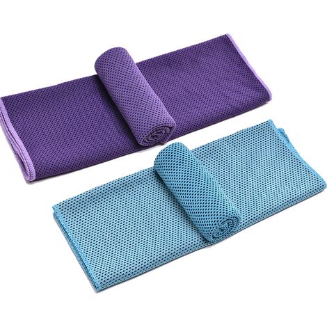 Toalla Deportiva - Microfibra - Secado Rápido - Para Gimnasio Y Actividades Al Aire Libre - 2 Unidades (1/5)