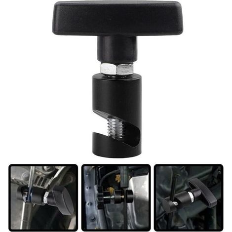 Heavy Duty Automotive Hood Lift Rod Retaining Tool for Engine Maintenance Needs (Black) (1/5)