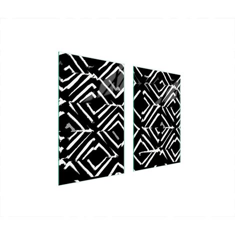 PLAQUE DE PROTECTION EN VERRE POUR POÊLE MOTIF 75x52 (1/5)