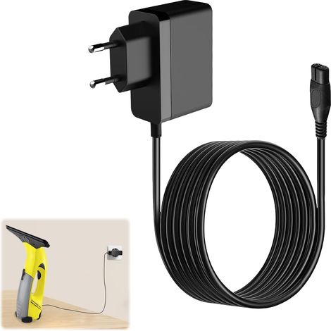 1 Chargeur Câble D'alimentation 5,5V Compatible Wv1,Wv2,Wv5,Wv60,Wv70 Nettoyeur Vitre Maison Voyage