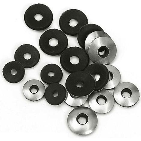 Rondelles d'étanchéité avec Joint Néoprène EPDM Pour Vis Auto-Perceuses (M4.8 14mm (50 pcs)- (1/5)