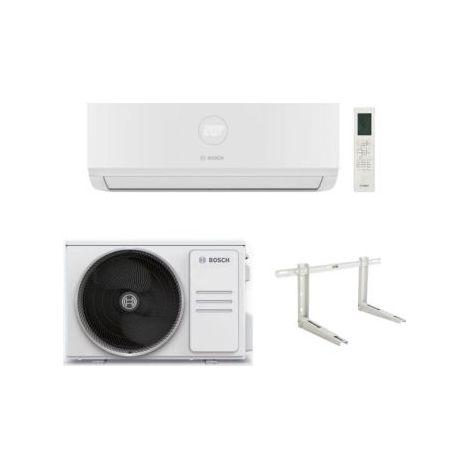 Bosch Climatizzatore Monosplit Climate 3000i CL3000iU W35E da 12000 btu R-32 Inverter Wi-Fi Optional Classe A++ con Staffa