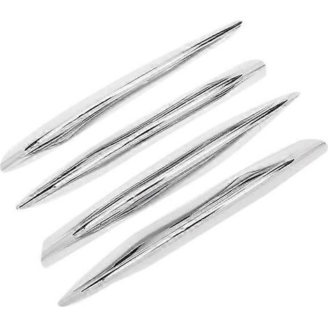 Ensemble de 4 pièces de garniture chromée pour pare-chocs avant, spoiler et grille de feux antibrouillard, compatible avec Mercedes-Benz Classe C C200 C260 W205 (à partir de 2019). (1/5)