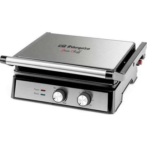 Orbegozo GR 4580 Elektrischer Grill Silber 29x24 cm