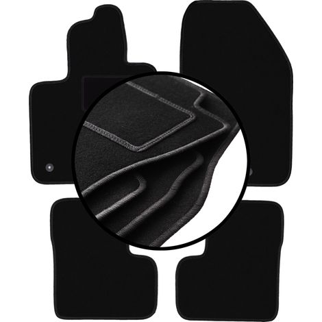 Ensemble complet de tapis en velours pour : Fiat 500X crossover (2014-2018) (1/5)