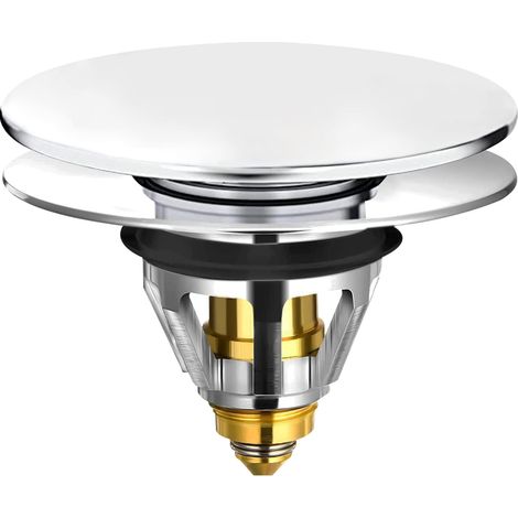 1 Bonde Universelle, Acier Inoxydable, Filtre Anti-Clogging, Lavabo Cuisine Salle De Bain (1/5)