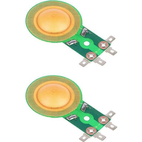 tweeters de 25,5 mm à bobine mobile, haut-parleur rond, pavillon à bobine d'aigus, film résine, diaphragme en cuivre (1/5)