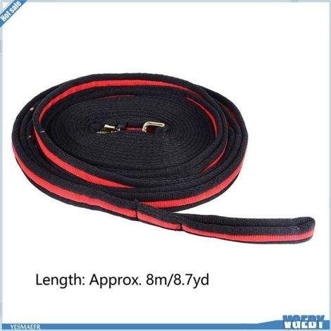 Ashata Ligne de fente de cheval Ligne de Travail pour Chevaux, Corde D'entraînement Robuste en Polyester Premium animalerie selle (1/5)