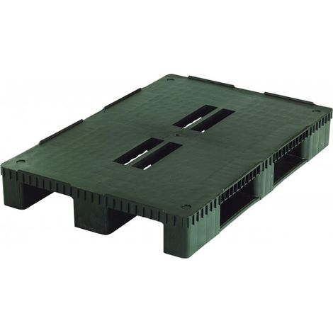 PROVOST - Palette plastique européenne Provost - 120x80 cm - 3 semelles - Charge lourde