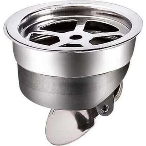 Anti-odor floor drain stopper, check valve, shower drain filter seal, cover, kitchen and bathroom drain accessory, 1 piece (short version) (1/5)