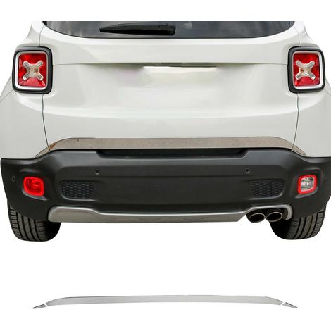 Garniture de Hayon Coffre pour Jeep Renegade 2019-2021 acier inox 3 Pcs (1/5)