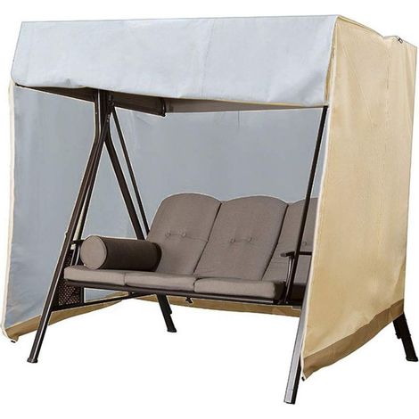 Housse De Balancelle De Jardin,Couverture De Protection Balançoire Extérieu, Imperméable Bâche De Balancelle Anti-UV (160x120x170cm) (1/5)