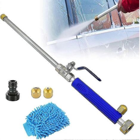 High Pressure Water Gun, Pressure Washer Lance, High Pressure Hose Nozzle, Sprinkler Cleaning Tool, High Pressure Water Nozzle Water Lance For Garden (1/4)