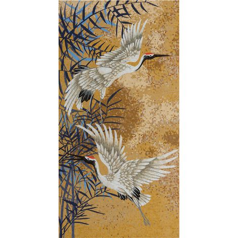 Mosaïque Cranes – 110×220 cm (1/5)