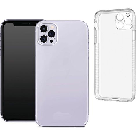 Cover custodia trasparente compatibile modello IP12 6.7" smartphone flessibile (1/3)