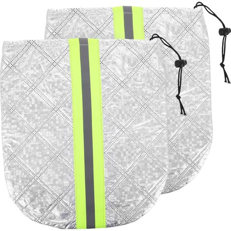 2 Pièces Protection de Rétroviseur Latéral pour Voitures Film en Aluminium, Housse Imperméable pour Miroir Extérieur, Accessoire Solide pour Usage Quotidien (1/5)