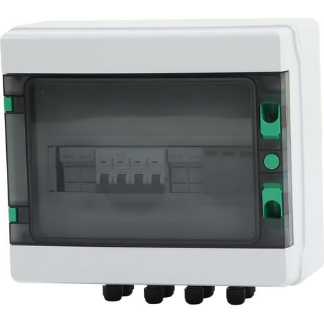 Solar-PV-Kombinationsbox IP65 wasserdichte DC-Kombinationsbox für 2 PV-Eingänge, 1 Ausgang, einzelner MPPT-Wechselrichter 1000 V (1/5)