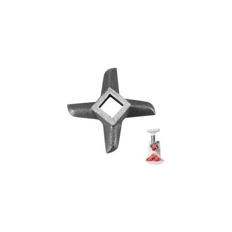 Lame de Rechange en Acier Inoxydable pour Hachoir à Viande Professionnel, Accessoire de Cuisine en Forme de Croix pour Broyeur (1/4)