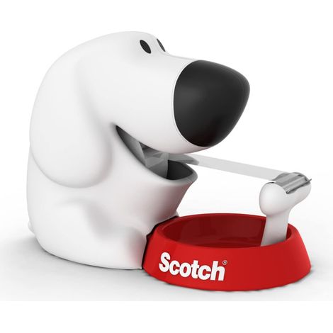 Scotch C31 dispenser nastro adesivo Nero, Rosso, Bianco (1/4)