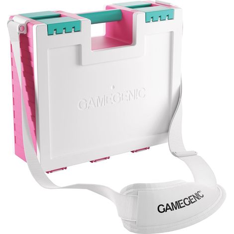 boîte de rangement transportable pour accessoires de jeux et cartes, rangement pour jeux de société avec bandoulière réglable, mallette tout-en-un (1/5)