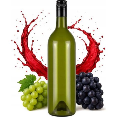 Bouteille Verre - 750 ml - Pour Huile De Vin Vin Alcool Liqueurs - Bouchon Inclus (1/5)