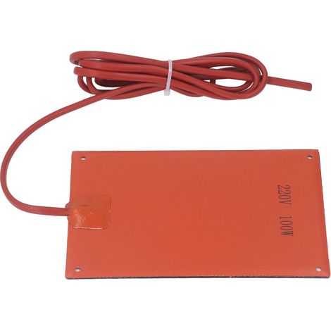 Plaque chauffante de rechange pour carter d'huile, plaque chauffante pour moteur, matériau en silicone, convient aux temps froids, 220 V 100 W. (1/5)