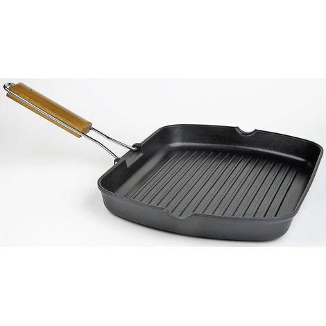 Asador Grill de Aluminio Fundido 28x28 cm (1/3)