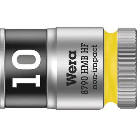 WERA Steckschlüsseleinsatz 6-kant 3/8" 10mm mit Haltefunktion