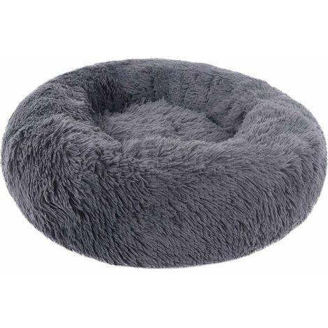 Apaisant Panier Chat Lit Panier pour Animal Domestique pour Chats et Petits Chiens Coussin pour lit de Chat Lit Donut Chien Convient(50CM) (1/5)