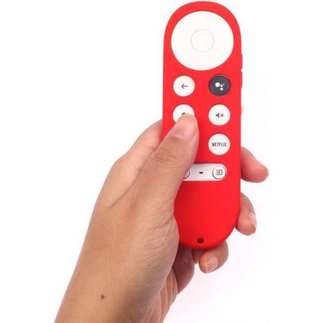 Housse de Télécommande - Pour Chromecast avec Google TV - En Silicone - Antichoc et Antidérapante - 1 Pièce (1/4)
