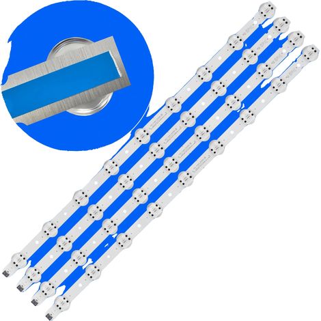 LED-Hintergrundbeleuchtungsstreifen, Länge 713 mm, 9 LED-Perlen, 6V pro LED-Lampe, hochwertiges PVC, kompatibel mit mehreren TV-Modellen (1/5)