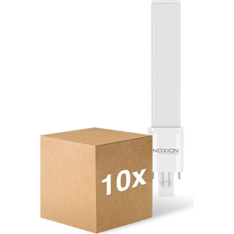 Lot 10x Noxion Lucent PL-S LED 4.3W 600lm - 840 Blanc Froid 