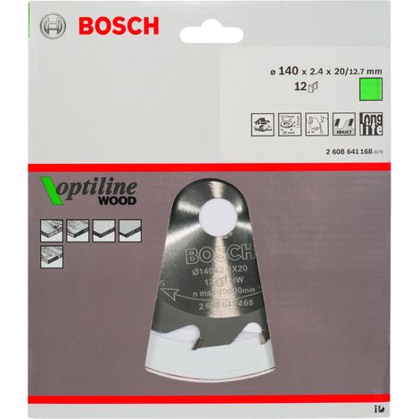 Bosch PRO Wood Kreissägeblatt 140 x 2,4 x 20 mm - 2608641168
