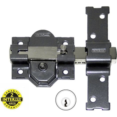 INTERFER CERROJO 21 PINTADO LLAVE/BOTON