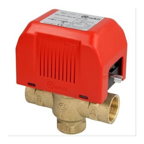 Vanne de zone solaire 3 voies FF3/4'' sans interrupteur, 3 fils