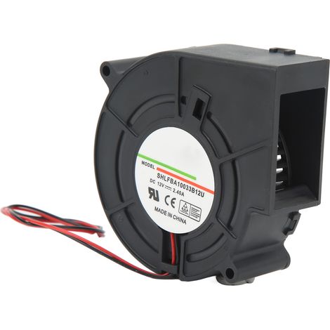 Ventilateur centrifuge à turbine CC 12 V, haut débit et haute vitesse, 2,4 A BA10033B12U (1/5)