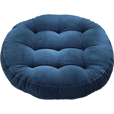 Coussin Ronde - Rembourrage Épais en Plush et Mousse - Pour Siège Bureau Maison Voiture - Lot de 1 (1/5)