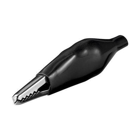 Pinza de cocodrilo aislada 48 mm Negro (1/4)