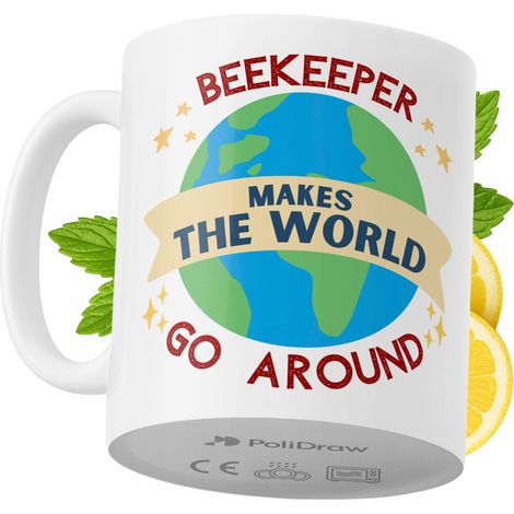 Lustige Tasse für Imker – Kaffee- oder Teetasse mit witzigem Textdesign – ideal für Geburtstage, Namenstage, Feiertage und besondere Anlässe. Hochwertige Tasse für Zuhause, Büro und Arbeit. Farbe: Wei