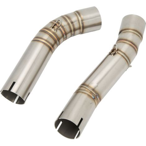 Mittelauspuffrohr aus Edelstahl für Motorräder, 2-teilig, Ersatzteil für YZF-R1 2007-2008 (1/5)