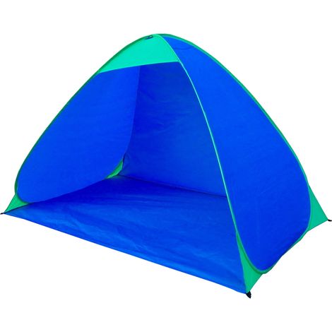 Tenda Paravento 2x1,2x1,3m in Poliestere con Sacca da Trasporto Blu e Verde