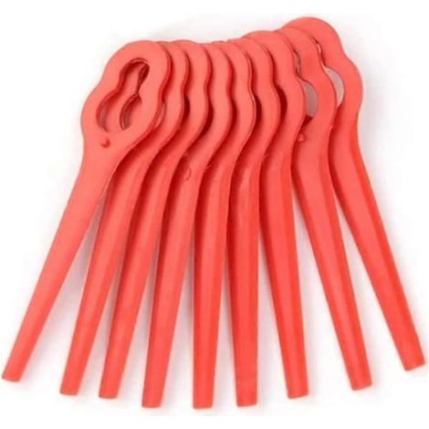 Accessoires pour coupe-bordures, lames de rechange pour coupe-bordures, outils de jardinage, quincaillerie, tondeuse à gazon, 100 pièces rouges (1/5)