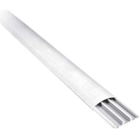 Trade Shop - SATZ 2 KUNSTSTOFF KABELKANÄLE CT2 WEISS 2MT 60X15MM BODEN 5626015F/WH -