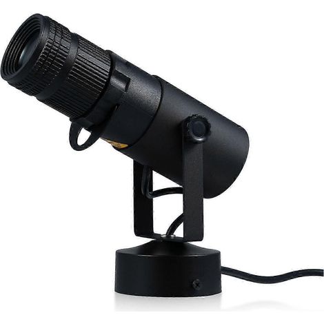 Faro LED da 10 W con apertura regolabile, messa a fuoco manuale, angolo del fascio regolabile, striscia luminosa per palcoscenico, proiettore, 26 secondi (1/5)