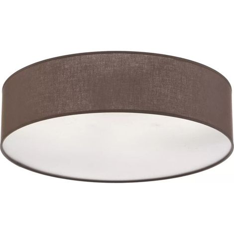 [GEBRAUCHT] B-Ware Euluna Roller Decke Deckenlampe Deckenleuchte Lampe Stoffschirm erdfarben Ø50cm (1/2)