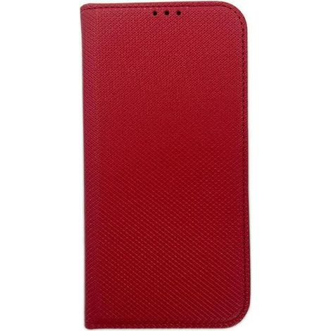 Funda tipo libro Smart Magnet para iPhone 15 Pro Max de 6,7 pulgadas, color rojo. (1/3)